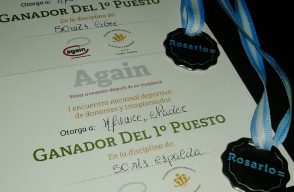 1° Premio en Natación