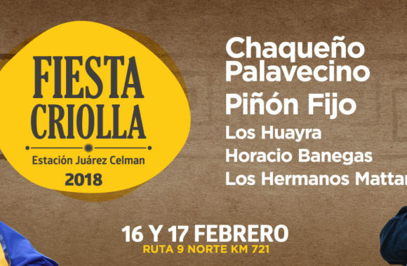 Estos son los principales artistas de la Fiesta Criolla