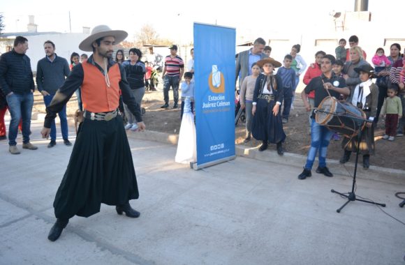 Inauguración de pavimento en Estación Juárez Celman - Myrian Prunotto - Ramón Mestre (2)