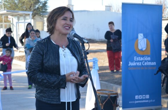 Inauguración de pavimento en Estación Juárez Celman - Myrian Prunotto - Ramón Mestre (5)