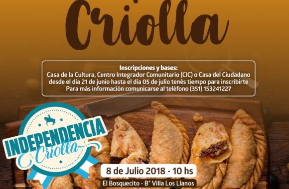 2º Concurso La Empanada Criolla - Estación Juárez Celman - Gestión Myrian Prunotto