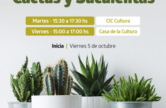 Placa Taller de CACTUS Y SUCULENTAS EJC2018-01