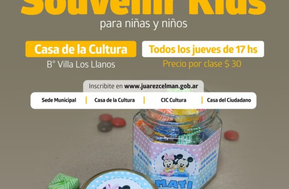 taller de souvenir kids en la casa de la cultura villa los llanos estación juárez celman gestión myrian prunotto