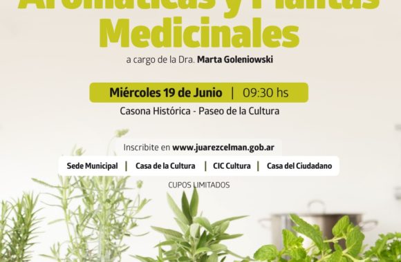 Aromáticas y Plantas medicinales estacion juarez celman gestion myrian prunotto