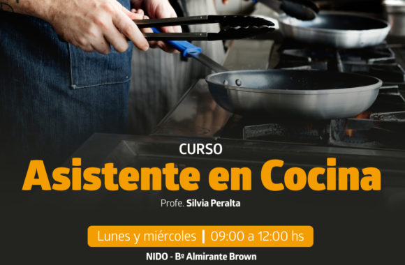 Curso de asistente de cocina - Estación juarez celman gesion myrian prunotto