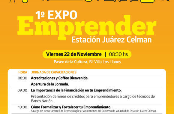 cronograma expo emprender estacion juarez celman gestion myrian prunotto