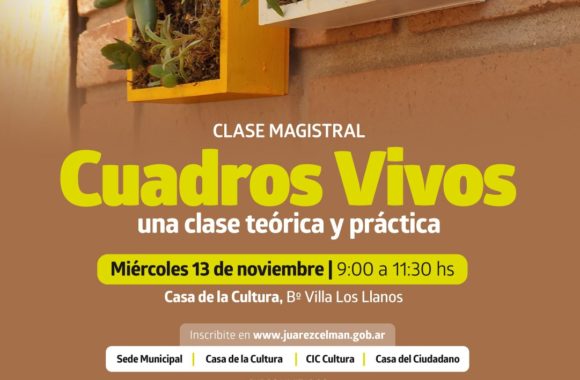 curso gratuito de cuadros vivos parque agroecologico estacion juarez celman gestion myrian prunotto