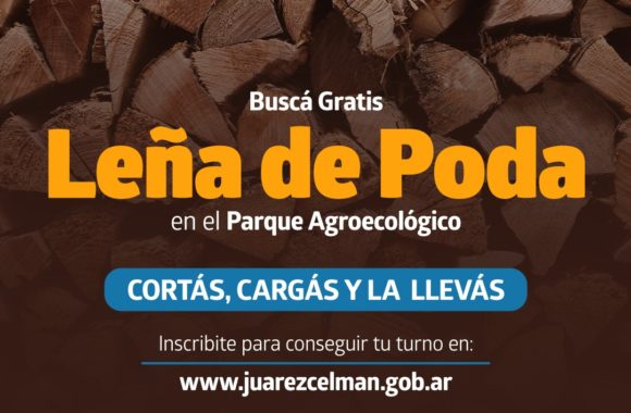 Inscripción para retirar leña de poda_Estación Juárez Celman_Gestión Myrian Prunotto