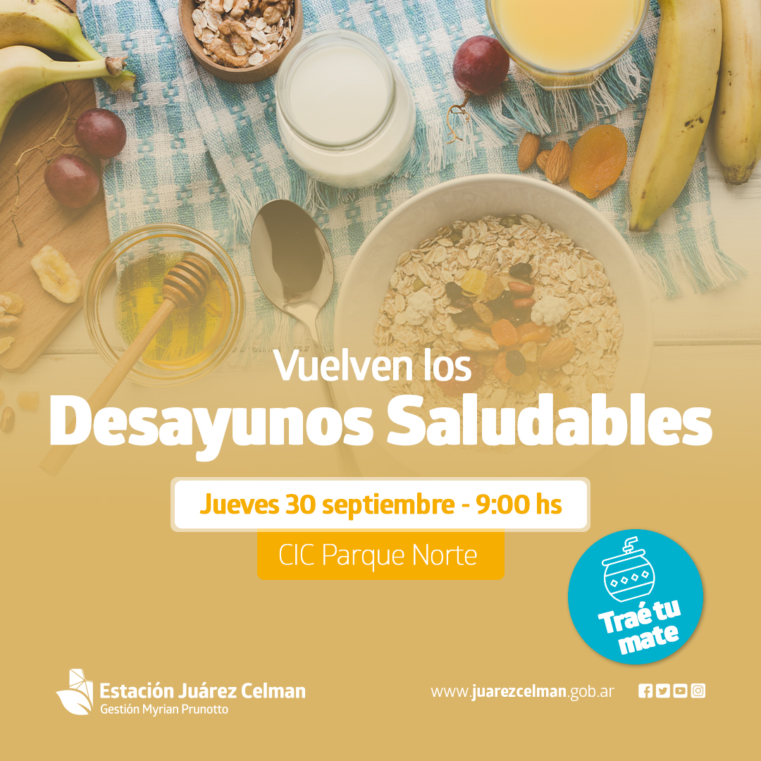 Inscripción «Desayunos Saludables» – Ciudad Estación Juárez Celman